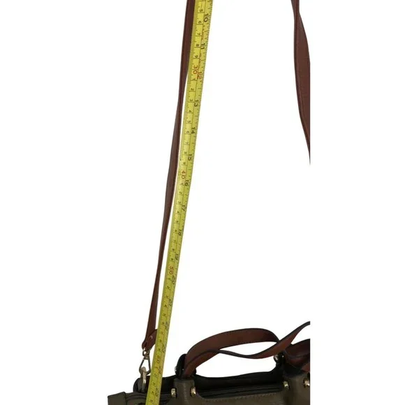 Olive Green Simply Noelle Convertible Faux Leather Crossbody Bag - Picture 12 of 12